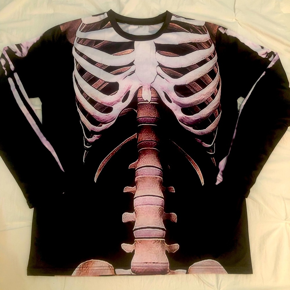 Festive Skull long sleeve shirt